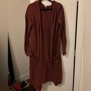 Long Cardigan with Hood